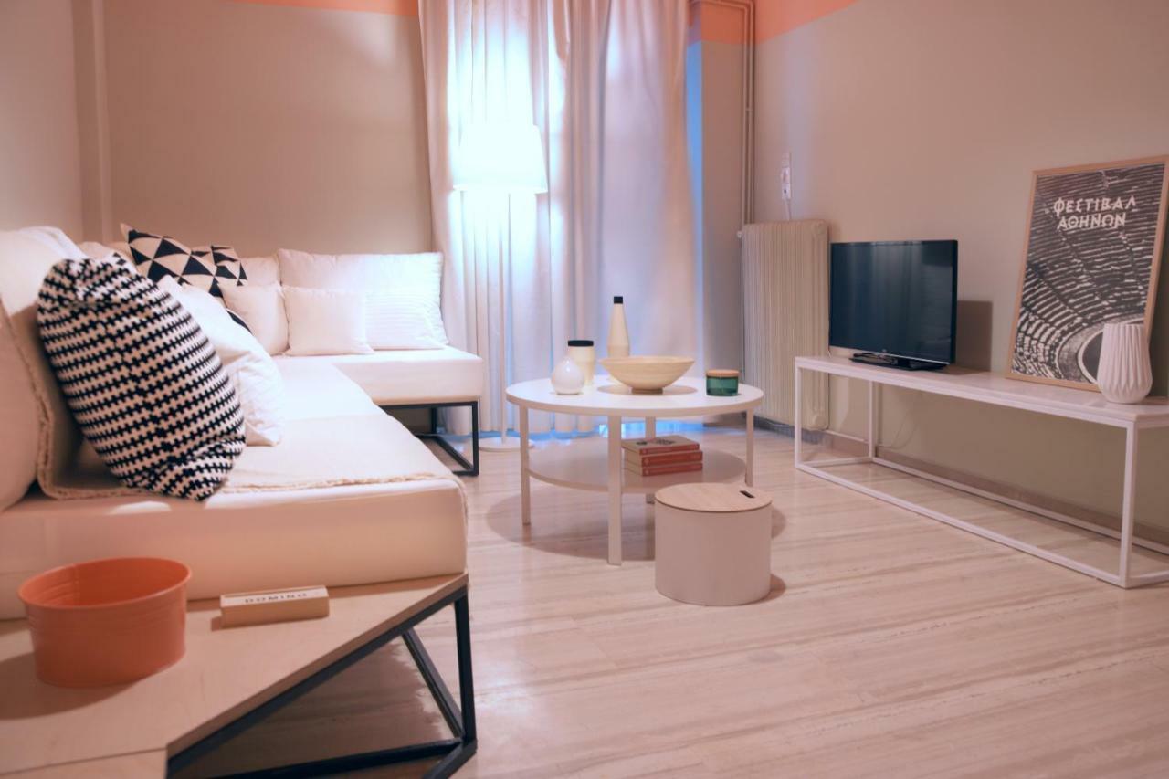 elegant coral apartment Athènes Extérieur photo