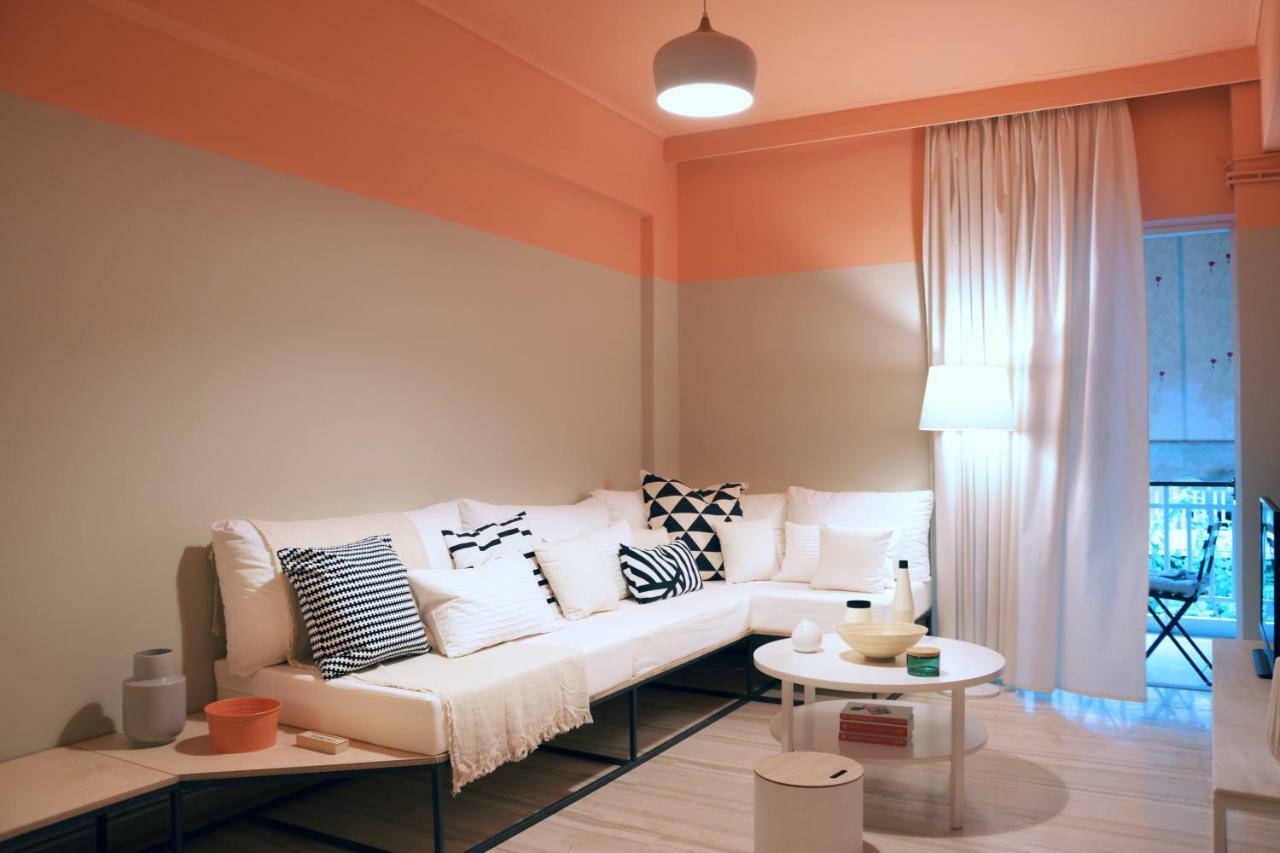 elegant coral apartment Athènes Extérieur photo